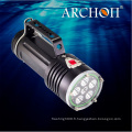 Lanterne de plongée 5, 000lumens Wg66 Waterproof 200meters Diving Light LED Torche de plongée